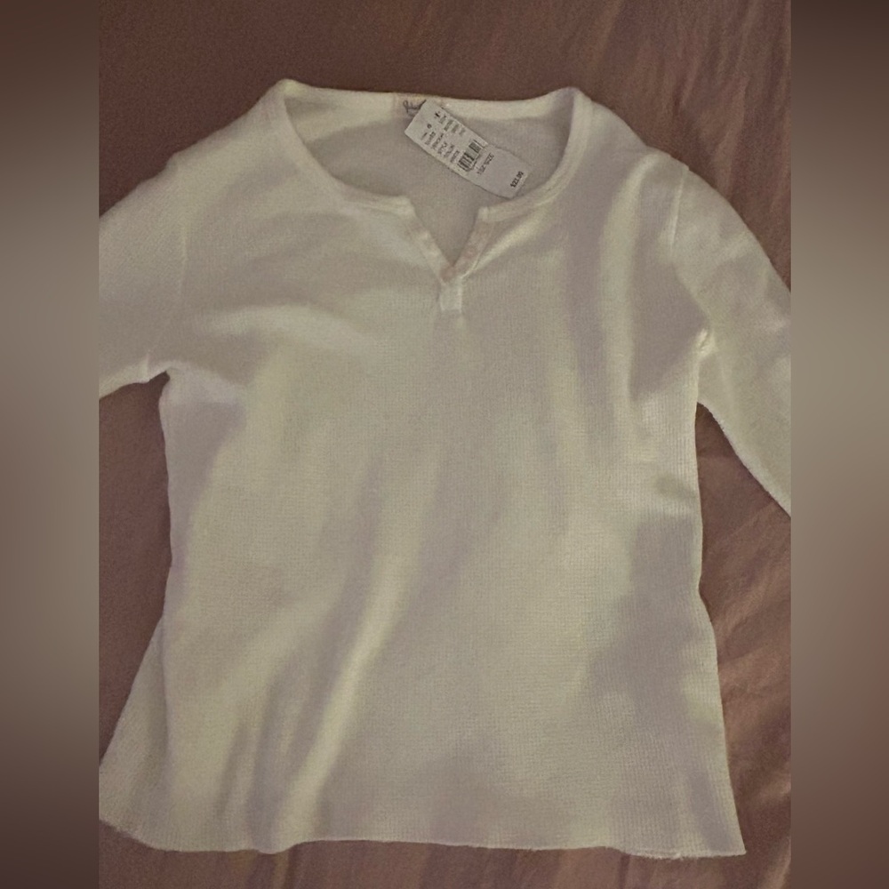 brand new white long sleeve brandy Melville